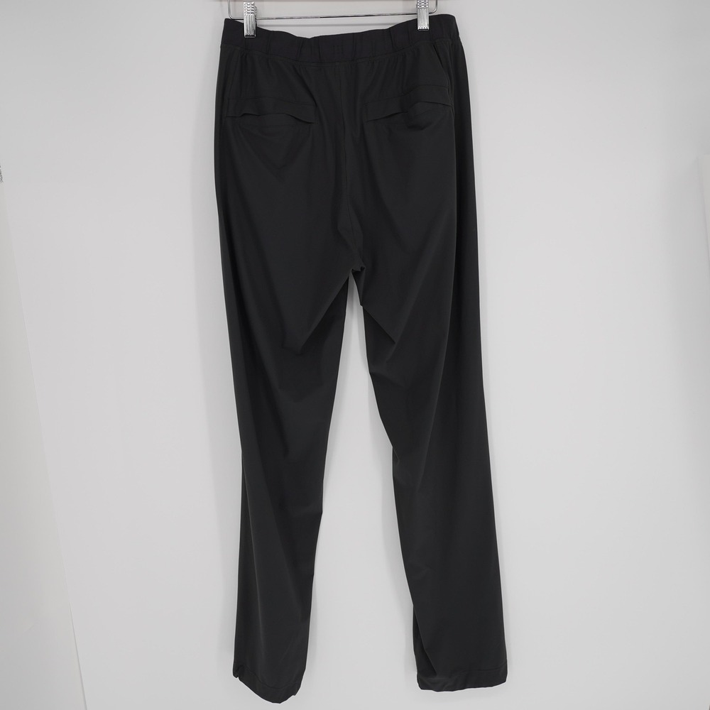 Lululemon Track Pants Mens M Black Nylon Spandex Relaxed Straight Activewear - Picture 2 of 12